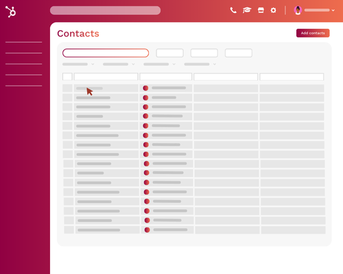 Contacts in HubSpot CRM