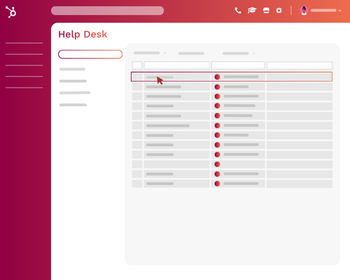 Help Desk in Service Hub