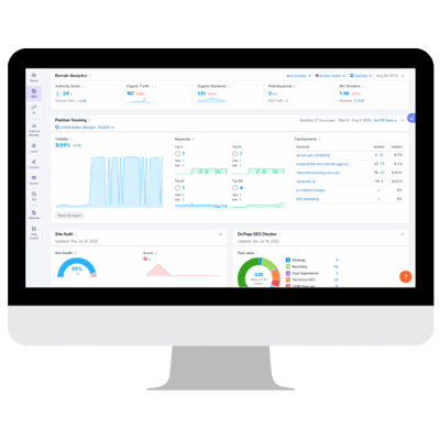 Website and SEO audit report on laptop