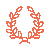 Orange wreath gif
