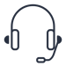 A headset.