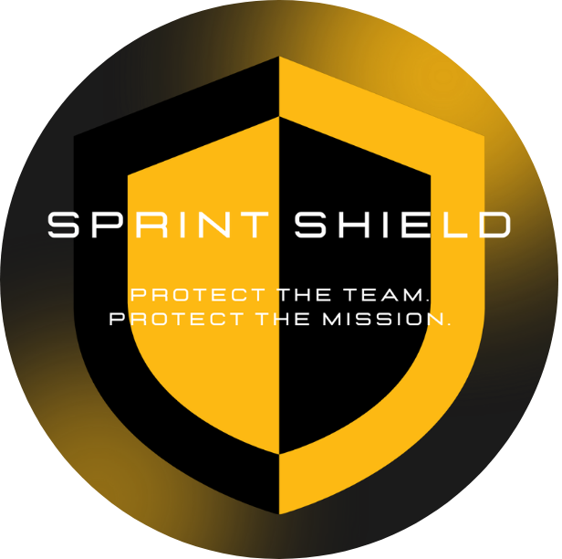 Sprint Shield Safety Program Hard Hat Sticker
