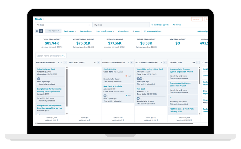 Deals Pipeline Example-1