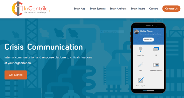 Crisis Communication App | InCentrik