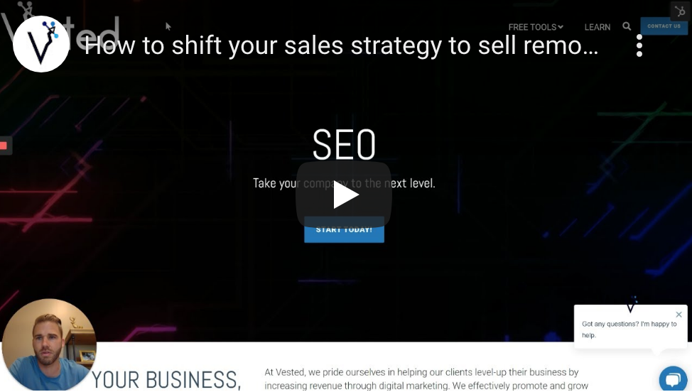 How to shift your sales strategy to sell remotely | Vested Marketing