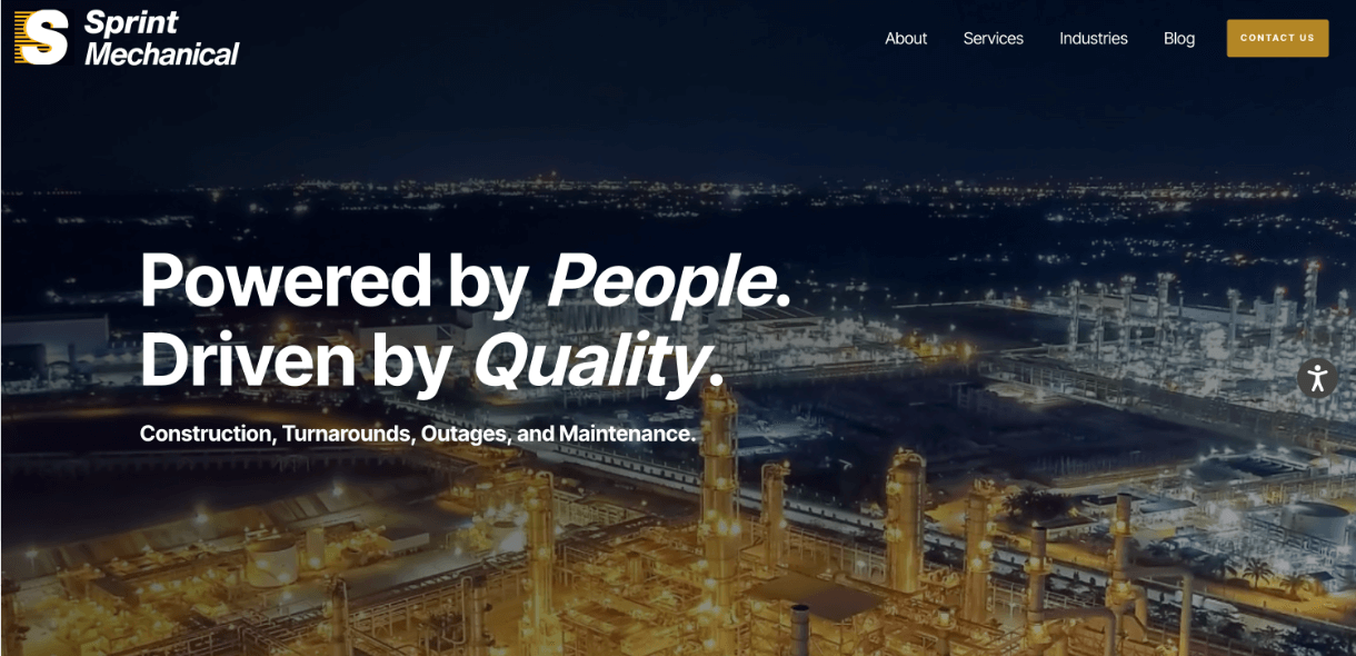 Sprint Mechanical website